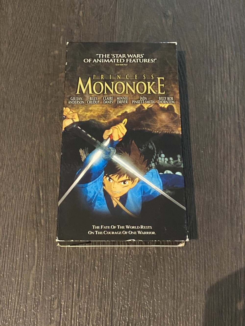 RARE STUDIO GHIBLI PRINCESS MONONOKE VHS VIDEO MOVIE FILM PREOWNED